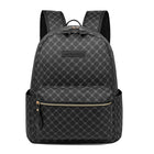 Checkerboard Fashion Backpack – Laptop Bag for School, Travel & Daily Use - BsBuy