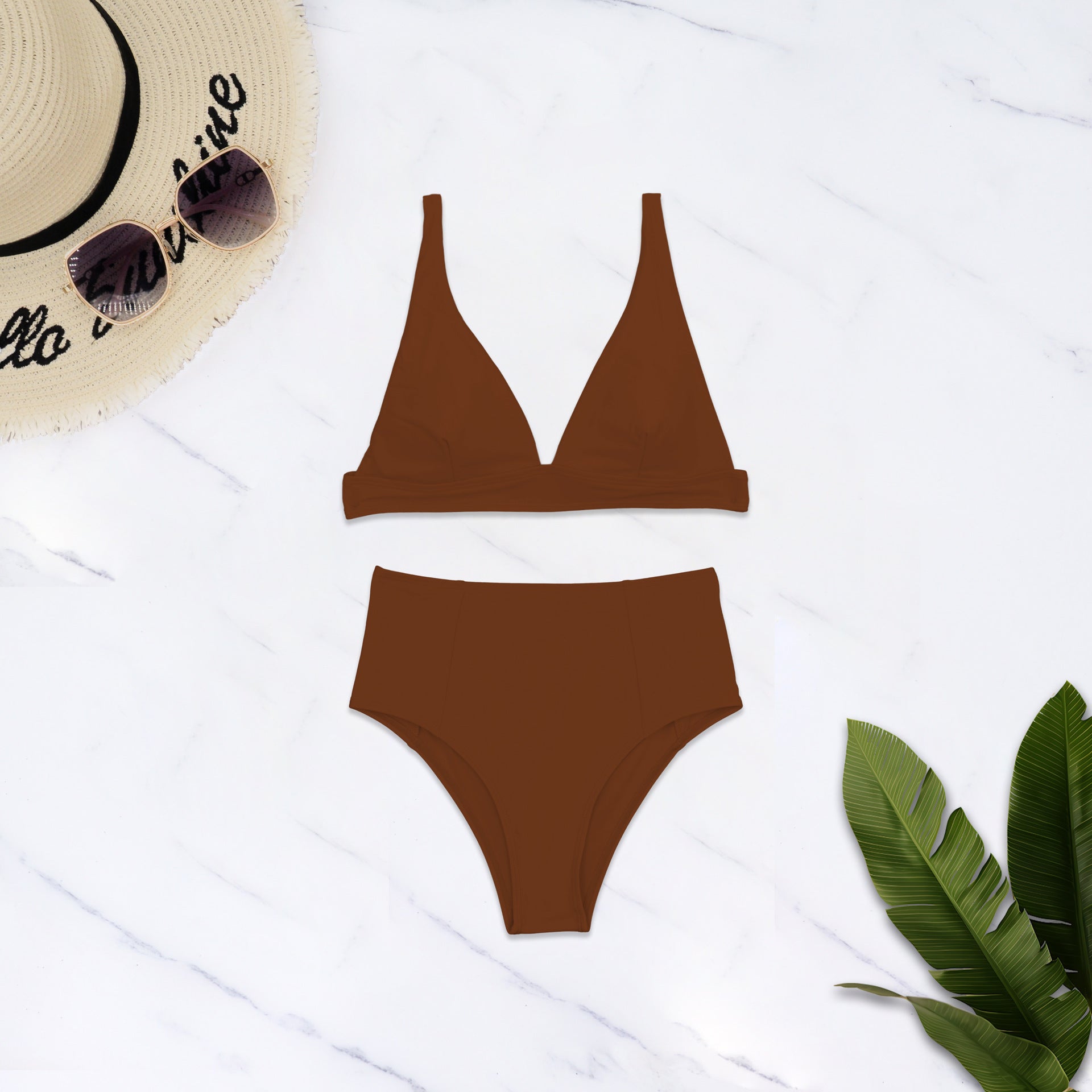 High-Waisted Separated Bikini Swimwear - BsBuy