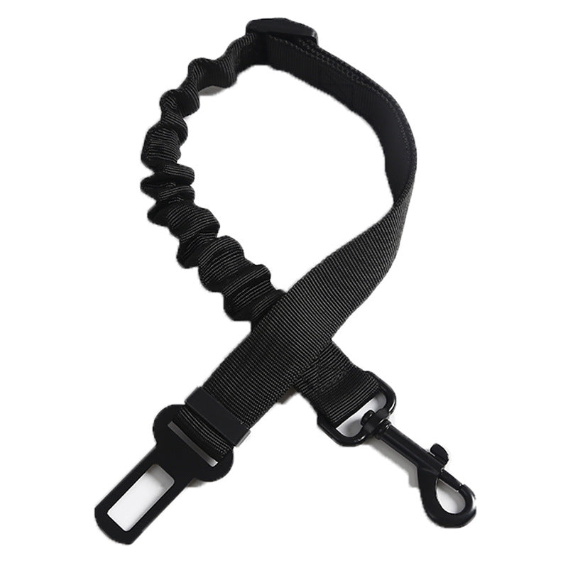Pet Car Seat Belt – Elastic Retractable Safety Harness for Dogs & Cats - BsBuy