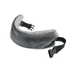 Decompression Headband – Soft Velvet Pressure Relief Eye Mask & Travel Headband | Black & Grey