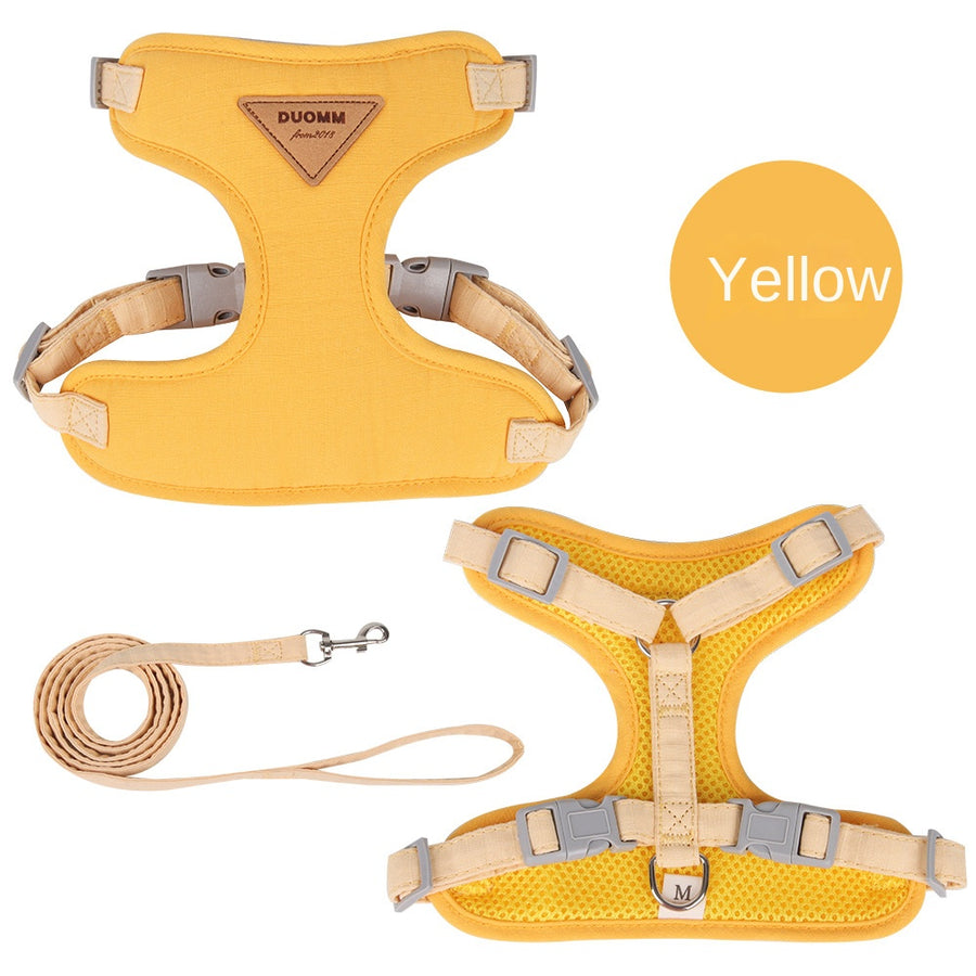 Cat traction rope to prevent breaking free cat chest harness for outdoor walking cat rope - BsBuy