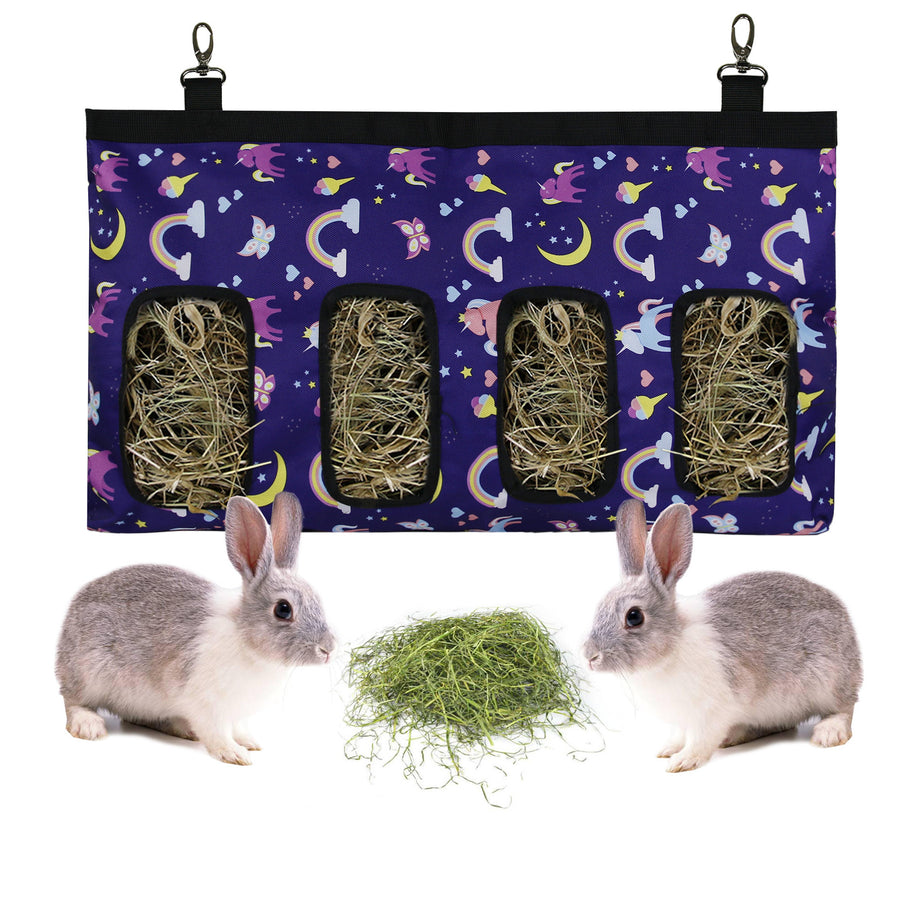 Rabbit Hay Bag Food Bag Feeding Bag Pet Hanging Bag Feeder Bag - BsBuy