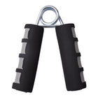 Hand Grip Strengthener — Spring Steel Finger & Forearm Trainer - Black gray