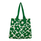 New Flower Bag Knitted Bag Large Capacity Tote Bag Student Shoulder Bag Woolen Bag Trendy Girl - BsBuy