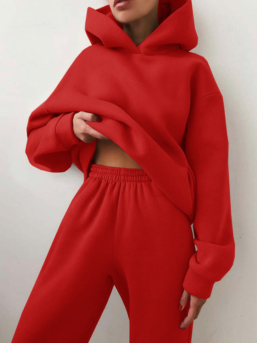 Womens Long Sleeve Sweatshirt Pants Set
