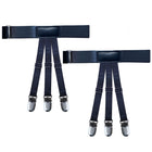 Adjustable Shirt Garter & Anti-Slip Clips | Men & Women | 6-Clip Set - BsBuy