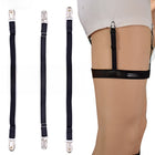 Adjustable Shirt Garter & Anti-Slip Clips | Men & Women | 6-Clip Set - BsBuy