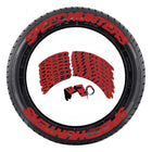 Tire sticker letter car motorcycle tire decoration - 8 groups SPEEDHUNTERS red