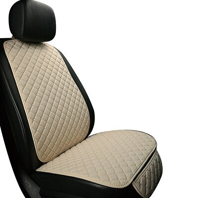 Comfortable Flax car seat cover protector Front or Rear Seat cushion pad cushion back  car accessories Suitable for all car mode - BsBuy