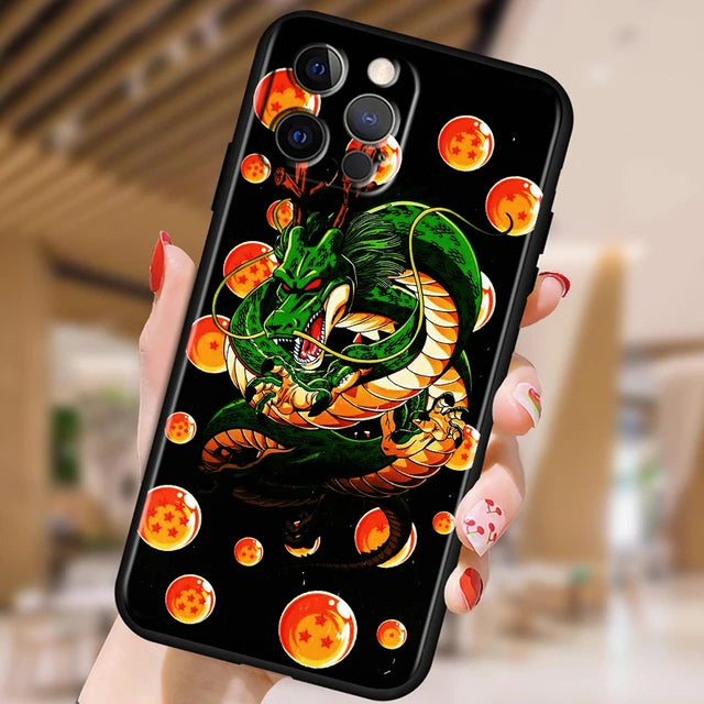 Dragon Ball Z iPhone Case — Japanese Anime Art TPU Phone Cover | iPhone 7 to iPhone 15 Pro Max - BsBuy