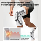 Adjustable Knob Knee Brace with Spring Support — Non-Slip Compression Sports Protector | Left & Right | M–2XL - BsBuy
