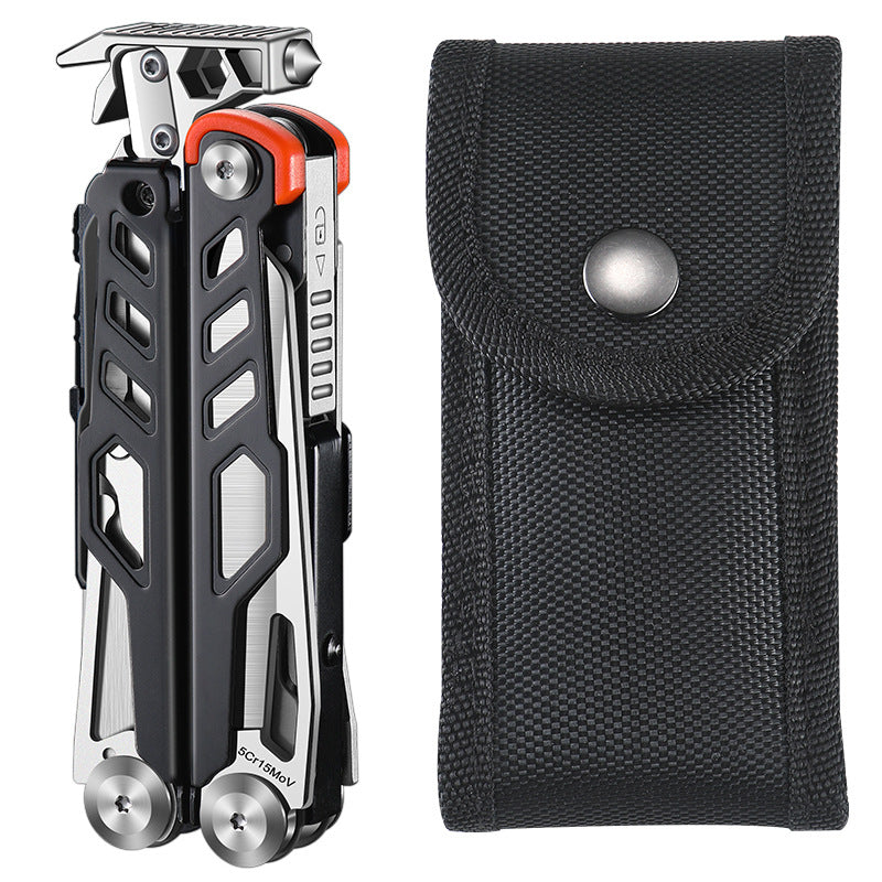 Compact Folding Multi-Tool with Pliers & Blade, Portable Camping & Vehicle Emergency Tool - BsBuy