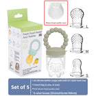 Baby Silicone Fruit Feeder & Teething Pacifier — Safe Food-Grade Soother for 0–3 Years - BsBuy