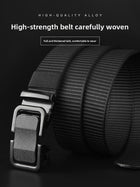Mens Automatic Buckle Canvas Belt - BsBuy