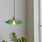 Copper & Glass Lotus Leaf Pendant Light – Nordic Luxury Chandelier - BsBuy