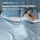 Cooling Blanket | Instant Cool-Touch Fabric | 4 Sizes | Blue & Grey - BsBuy