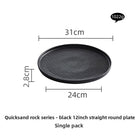 Black and White Ceramic Dishes, Dishes, Home Eating Bowls, Soup Bowls, Fish Plates