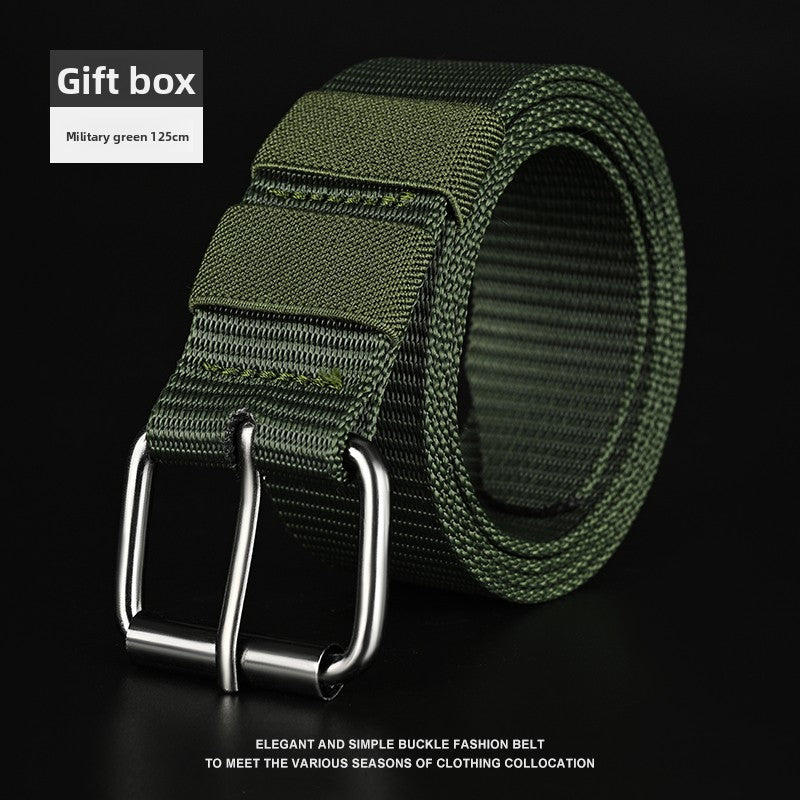 Mens Automatic Buckle Canvas Belt - BsBuy