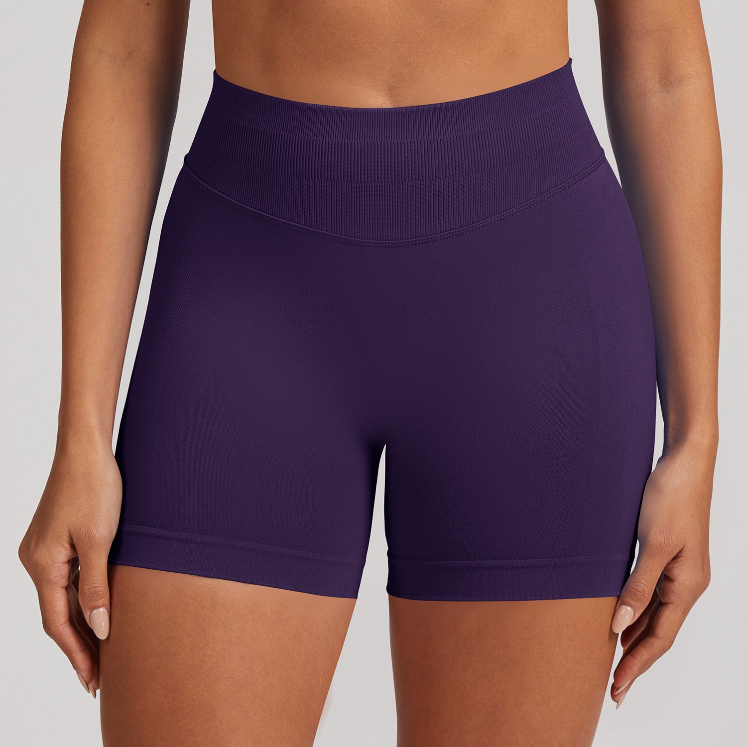Seamless Butt-Lifting Yoga Shorts High Elastic Sports Fitness Shorts - BsBuy