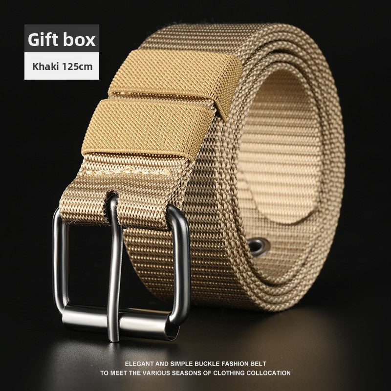 Mens Automatic Buckle Canvas Belt - BsBuy