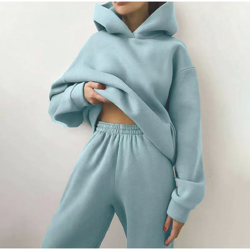 Womens Long Sleeve Sweatshirt Pants Set