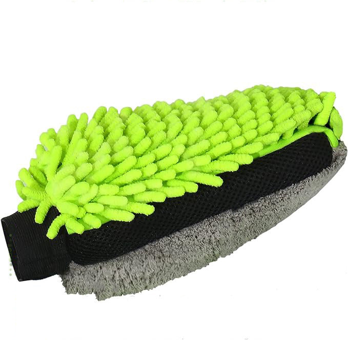Microfiber Car Wash Gloves with Chenille Coral Texture - BsBuy