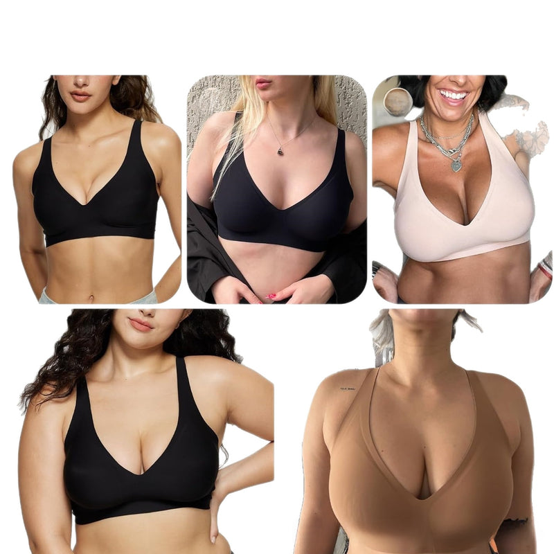 Wireless Jelly Glue Push-Up Bra – Seamless Comfort Bra for Women - BsBuy