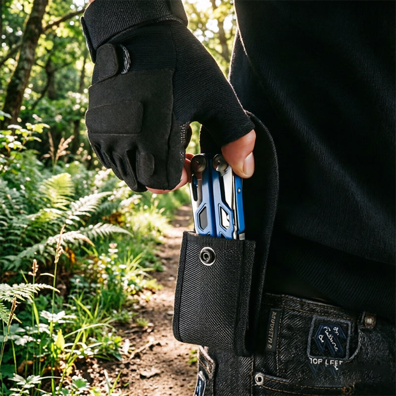Compact Folding Multi-Tool with Pliers & Blade, Portable Camping & Vehicle Emergency Tool - BsBuy