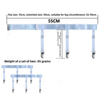 Adjustable Shirt Garter & Anti-Slip Clips | Men & Women | 6-Clip Set - BsBuy