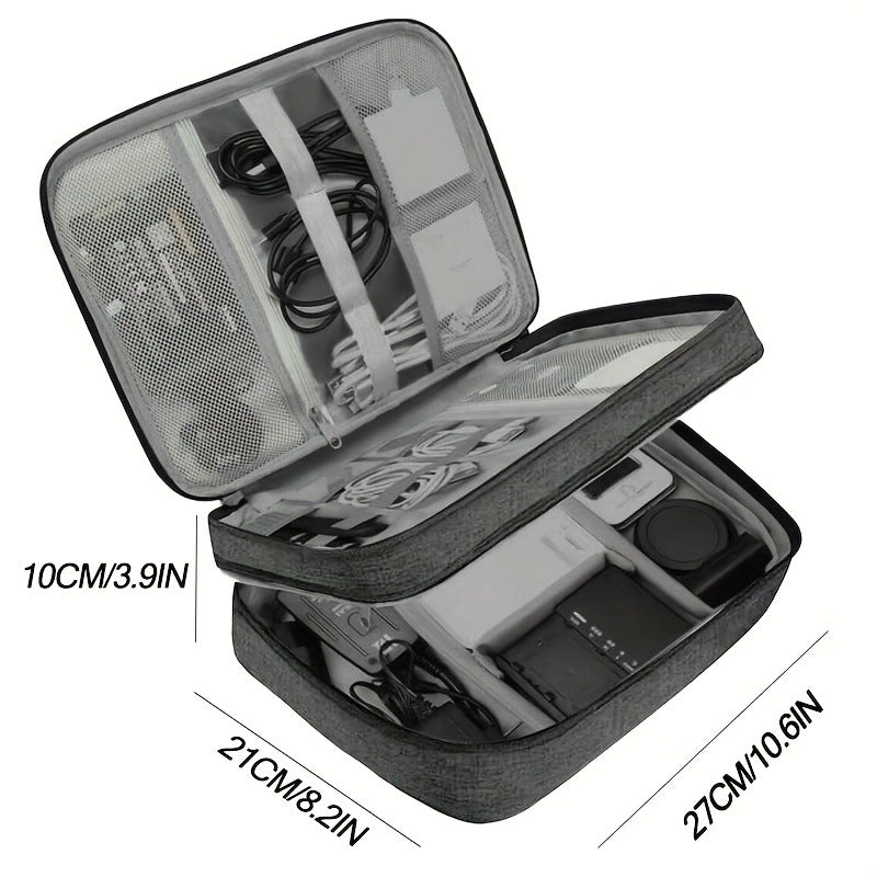 Waterproof Travel Cable Organizer Bag – Keep Your Tech Tangle-Free - BsBuy