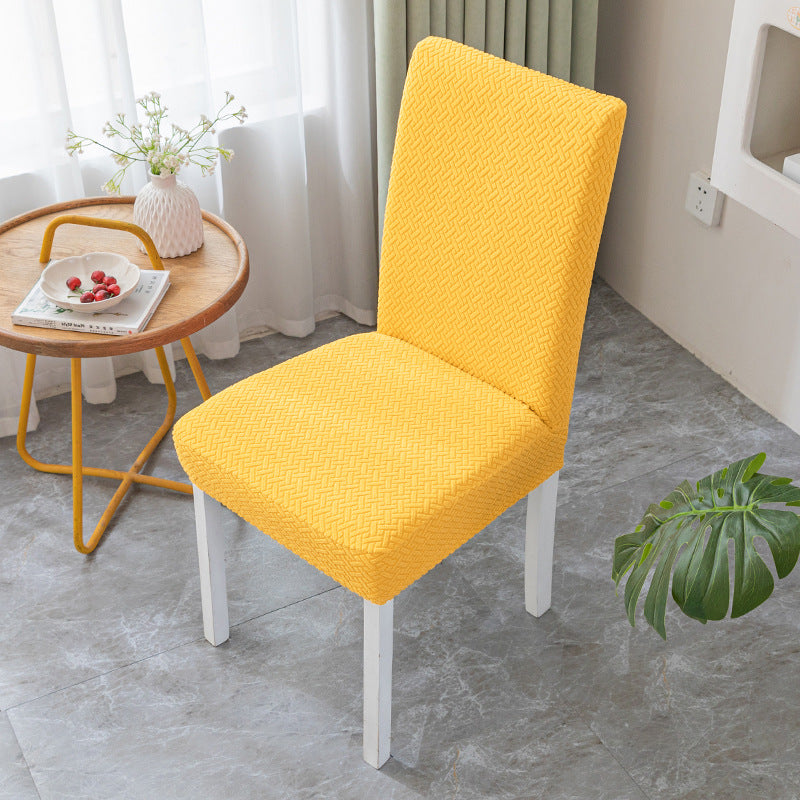 Dining Chair Seat Cushion Cover – Knitted Jacquard Velvet | All Seasons - BsBuy
