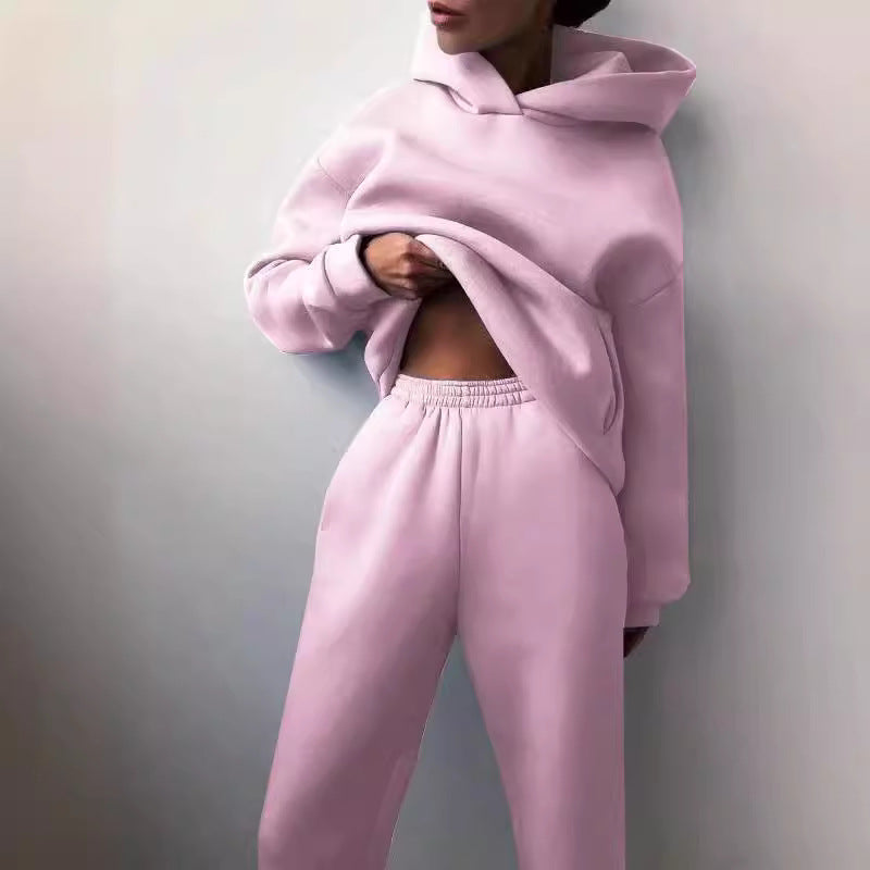 Womens Long Sleeve Sweatshirt Pants Set
