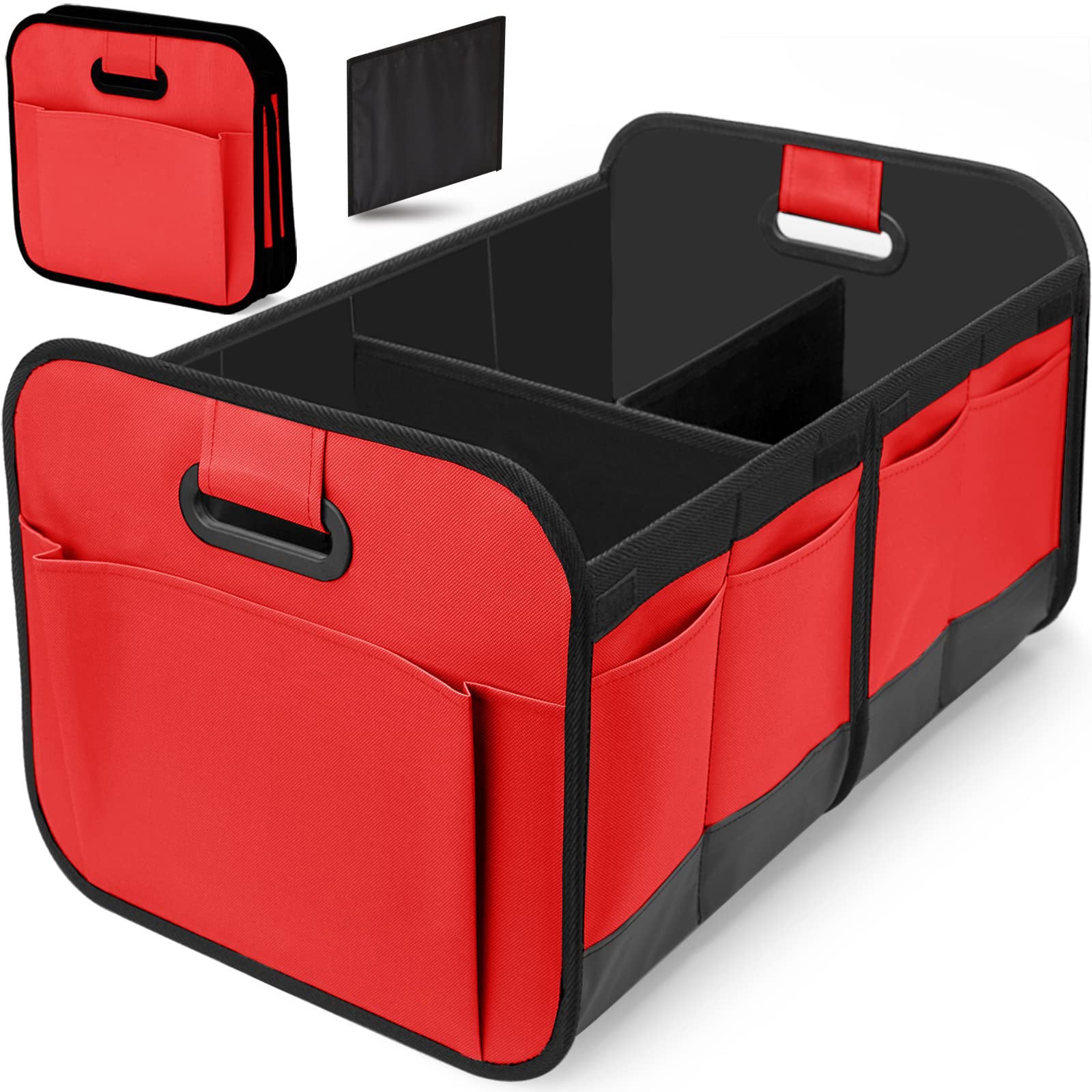 Foldable Oxford Cloth Car Boot Organiser – 60–70L Large Capacity Storage Box | 5 Colours - BsBuy