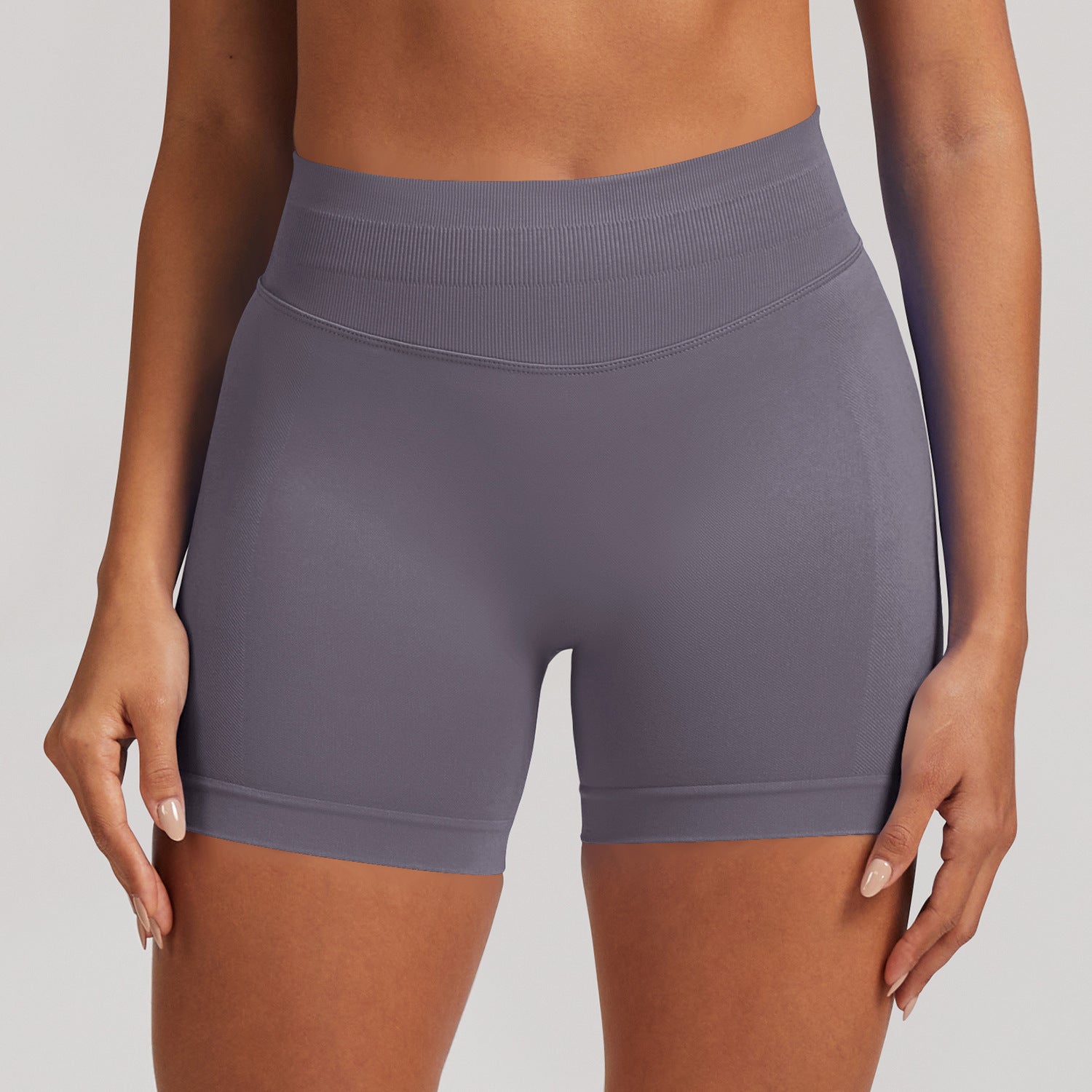 Seamless Butt-Lifting Yoga Shorts High Elastic Sports Fitness Shorts - BsBuy