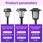 Solar Mosquito Lamp – Outdoor Garden Light & Bug Zapper - BsBuy