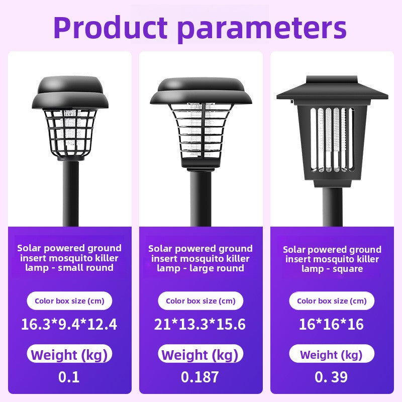 Solar Mosquito Lamp – Outdoor Garden Light & Bug Zapper - BsBuy