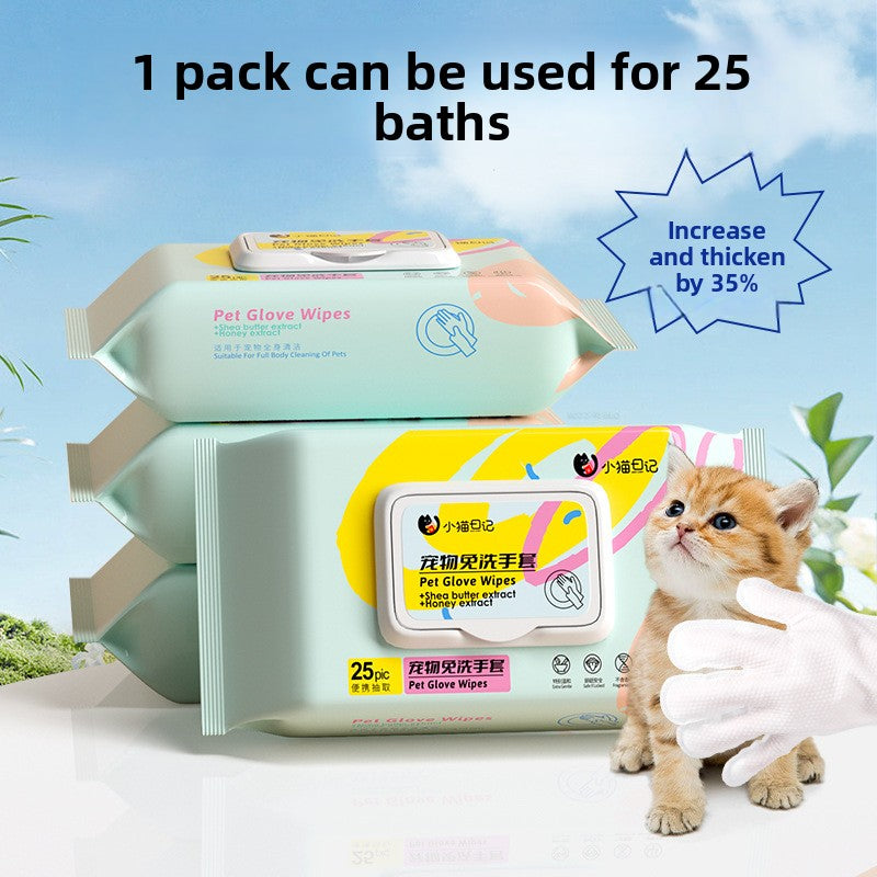 Pet Disposable Cleaning Gloves