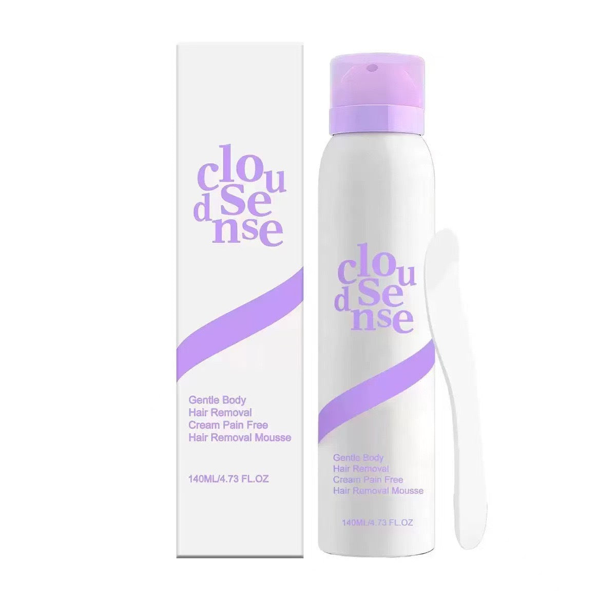 Gentle Hair Removal Mousse Spray – Soft & Smooth Full Body Depilatory - BsBuy