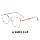 Retro Metal Anti-Blue Light Glasses – Butterfly Frame Screen Eyewear in Five Statement Colourways - BsBuy