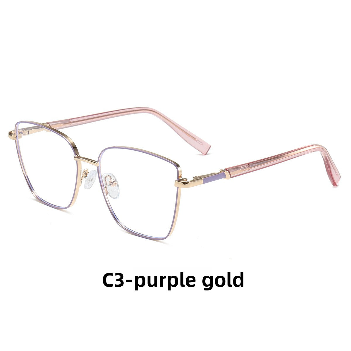Retro Metal Anti-Blue Light Glasses – Butterfly Frame Screen Eyewear in Five Statement Colourways - BsBuy