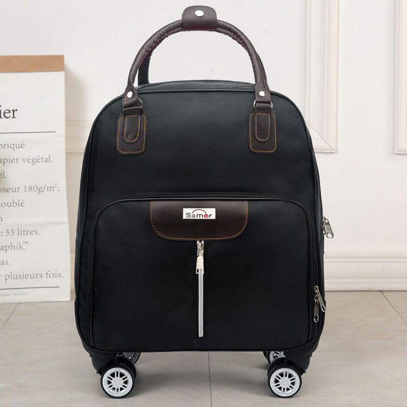 Lightweight Trolley Travel Bag with Waterproof Oxford Cloth - BsBuy