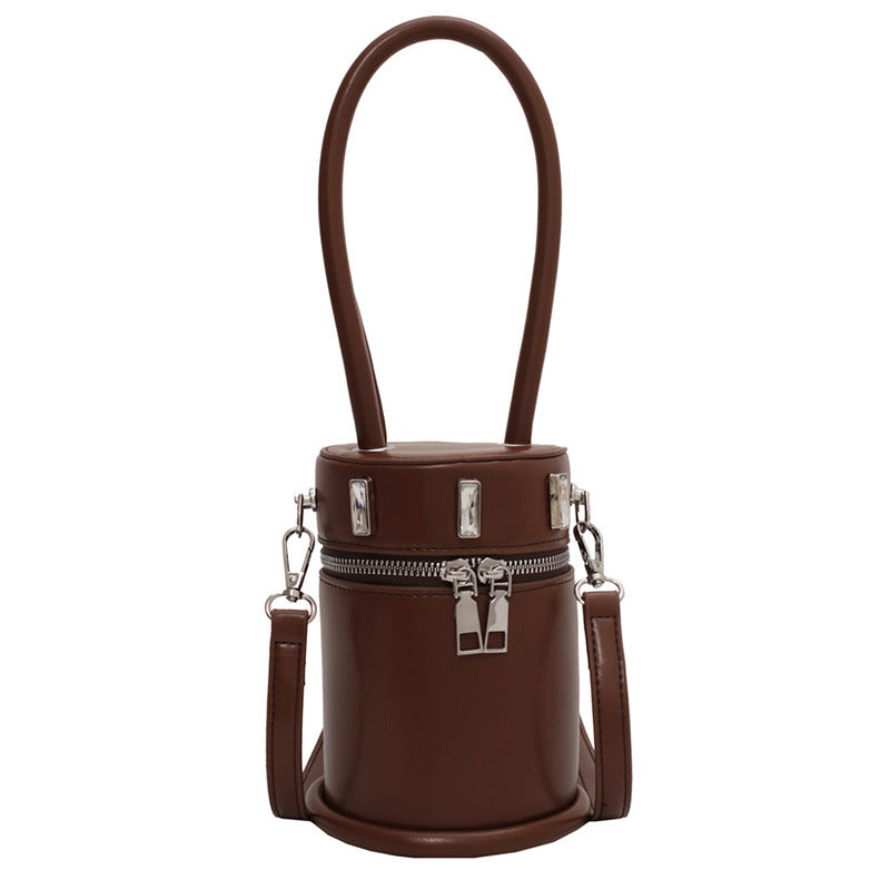 Women's Bag Fashion Handbag Bag New Trend Messenger Bag Cylinder Mobile Phone Bag  Shoulder Bag - BsBuy