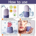 Silicone Facial Ice Cube Mould – Ice Therapy Skincare Tool for De-Puffing & Glow | 4 Designs, 8 Colours - BsBuy
