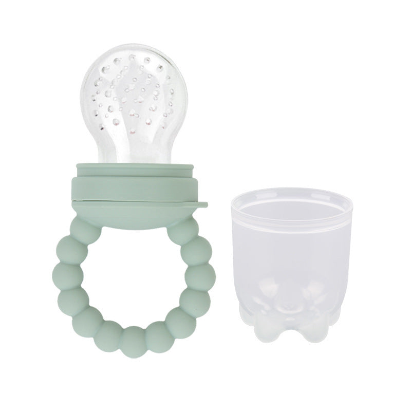 Baby Silicone Fruit Feeder & Teething Pacifier — Safe Food-Grade Soother for 0–3 Years - BsBuy
