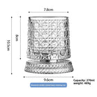 Crystal Base Rotating Whiskey Glass - BsBuy