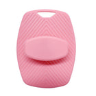 Oval Silicone Shampoo Bath Brush - Oval Shower Brush Pink / 12x9x3.5cm