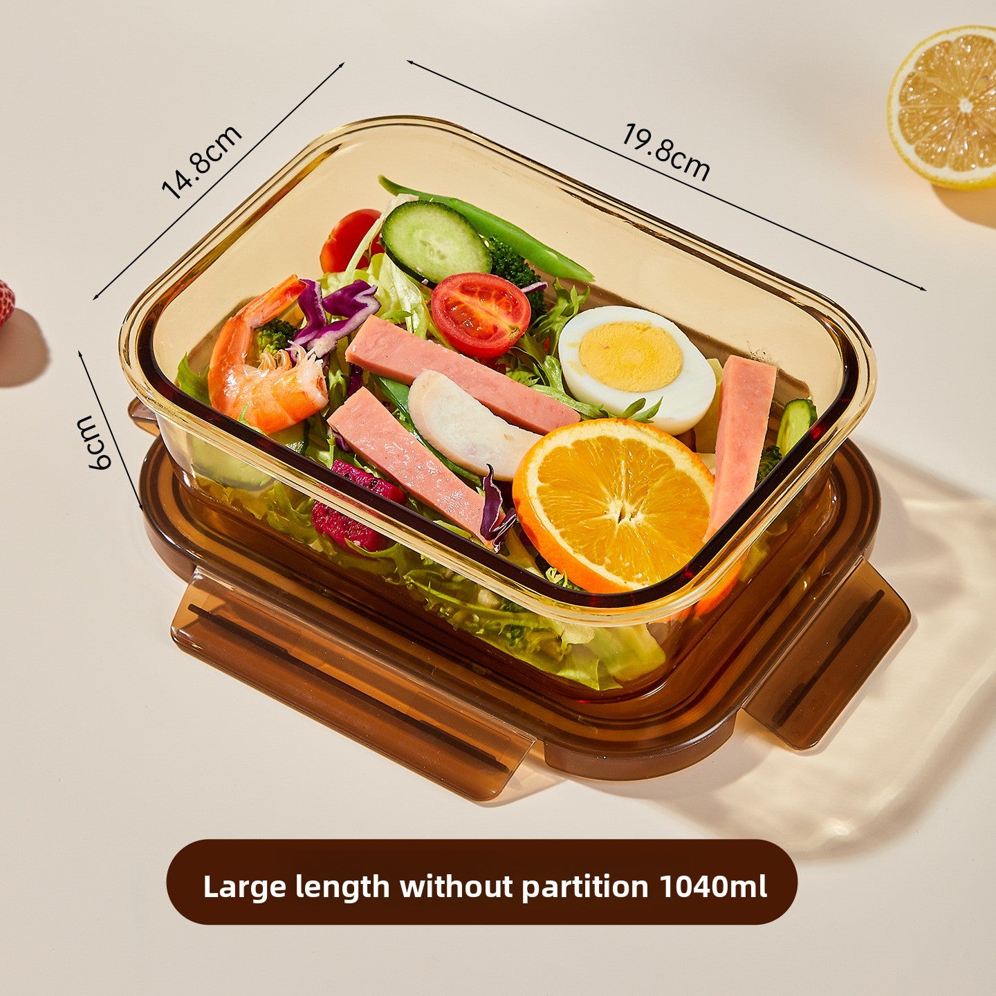 Microwaveable Glass Lunch Box with Lid