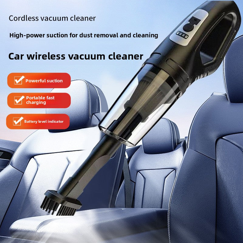 Handheld Cordless Car Vacuum Cleaner – 3500Pa Brushless Motor, LED Light & Inflator | Rechargeable - BsBuy