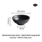 Black and White Ceramic Dishes, Dishes, Home Eating Bowls, Soup Bowls, Fish Plates