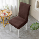 Dining Chair Seat Cushion Cover – Knitted Jacquard Velvet | All Seasons - BsBuy